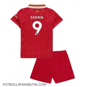 Liverpool Darwin Nunez #9 Replika Hemmatröja Barn 2024-25 Kortärmad (+ Korta byxor)